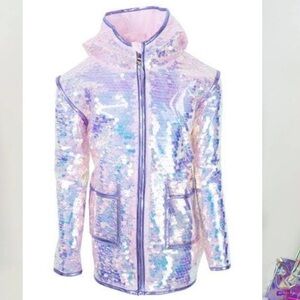 Lola & The Boys Sequin Raincoat 8